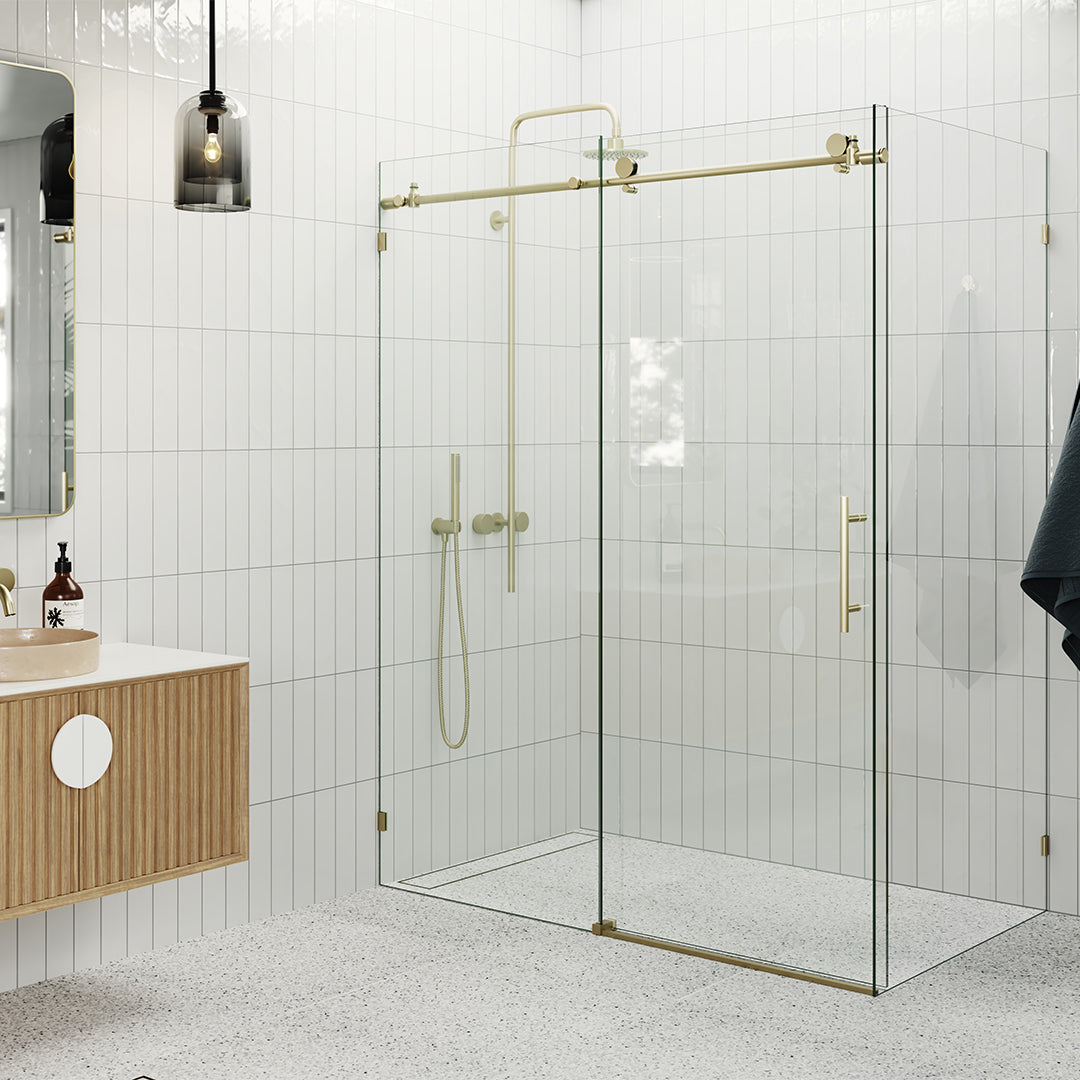 Corner Shower Screens - Sliding Door – Future Glass