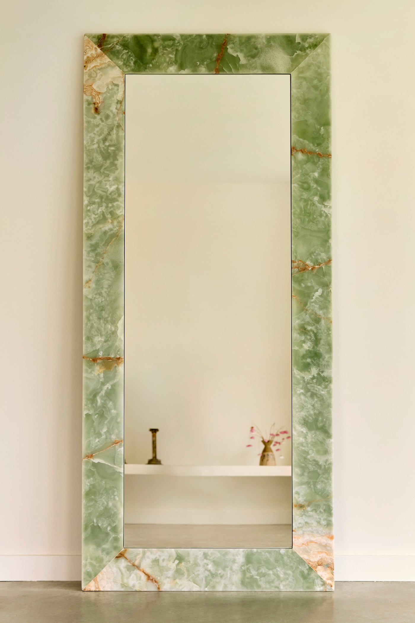 Suna Mirror - Green Onyx | Pre-Order Late Feb