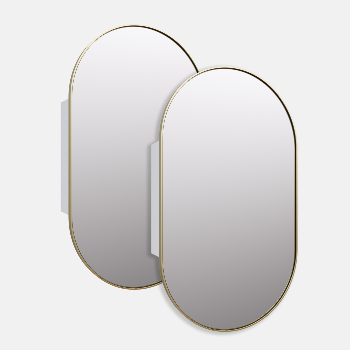 Twin Pack - Nia Pill Mirror Cabinet | 960 x 560